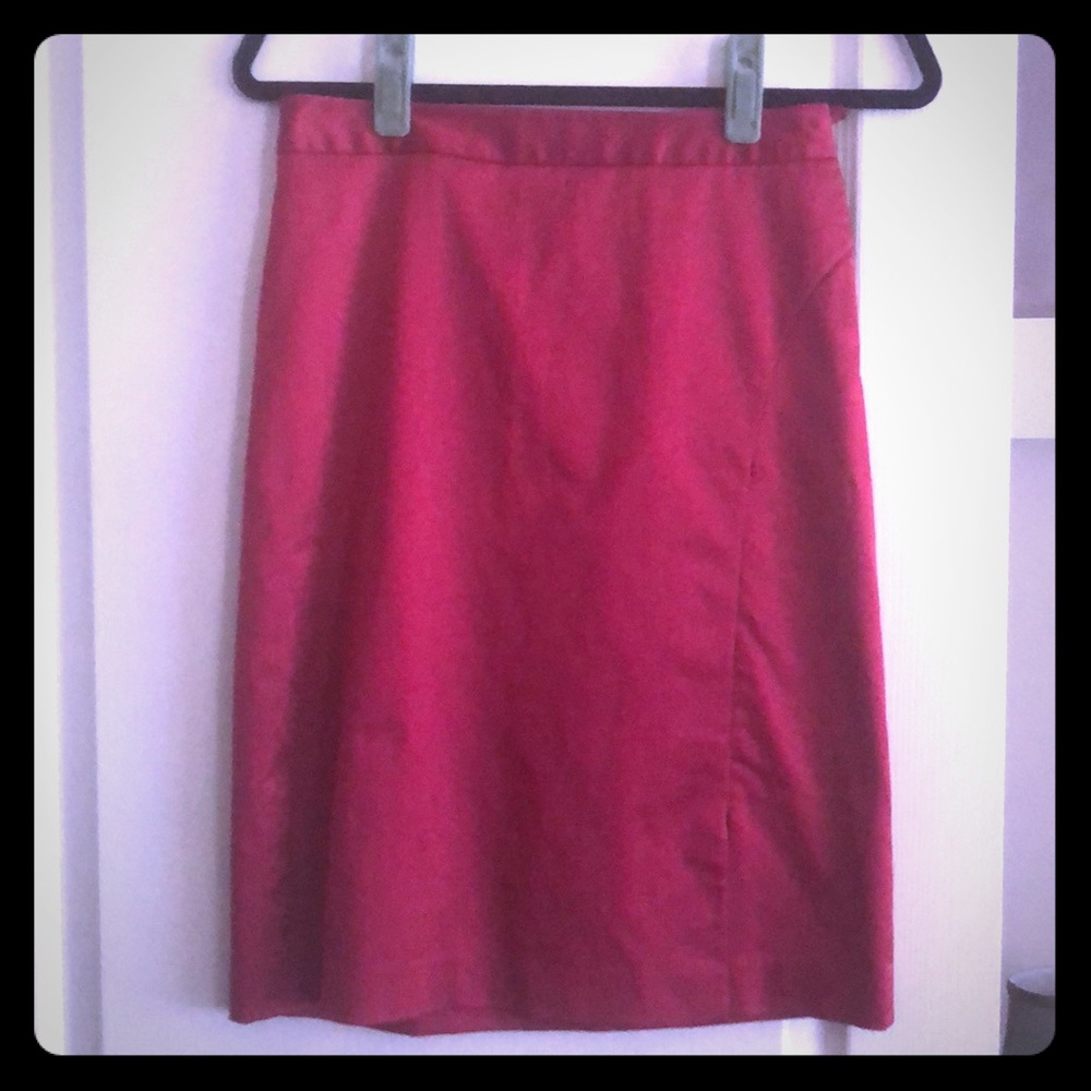 Armani exchange pencil skirt fuchsia